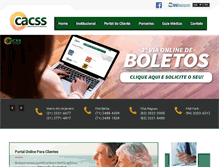 Tablet Screenshot of cacss.com.br